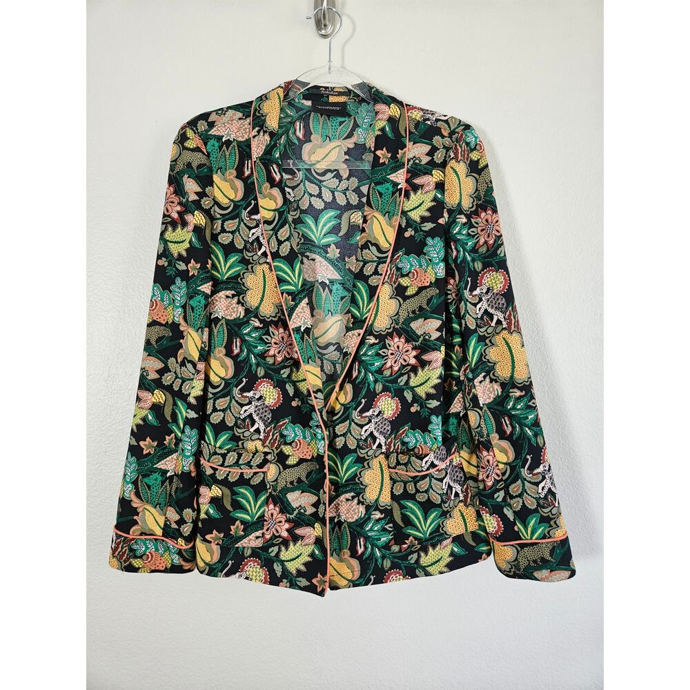 Scotch & Soda Maison Scotch Floral/Animal Print Blazer, Size M